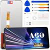 SRJTEK Per OPPO A60 Display LCD Per OPPO A60 CPH2631 Schermo Replacemet Per OPPO A60 Touch Screen Digitizer Display Assembly Assembly Kit di Riparazione (Nero) 6.67 ''