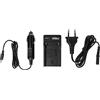 vhbw caricabatterie compatibile con Sony NP-FM30, NP-FM50, NP-FM500H, NP-FM55H, NP-FM70 batterie di videocamera, reflex - Stazione di ricarica