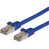 Techly Professional 360318 Cavo di Rete Patch in Rame Cat. 6A SFTP LSZH 2 m Blu Blu