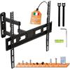 EasyLife TV Supporto da Parete FlexMount E70 Single 37-70 Pollici - Girevole, Inclinabile, Design a 1 Braccio, VESA 600x400, Capacità 35KG - Supporto TV per LED, LCD, OLED, 4K con Gestione Dei Cavi