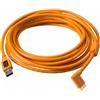 Tether Tools - 1370-TPro USB 3.0 Micro-B ad Angolo retto da 4,6 m/15 'Org