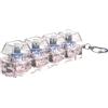 GMBYLBY Tastiera illuminata a LED Clicks Keychain Keycap Tester per adulti Luce Toy Desk