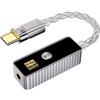 RWAJZAX Amplificatore per cuffie USB C tipo C piccolo 3,5 mm senza perdita di udito smartphone PC portatile