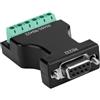 Dpofirs Adattatore Convertitore Adattatore Convertitore da a 485/422 Convertitore in Cascata da 16-32 Dispositivi per Macchine per Presenze, Compatibile con Gli Standard