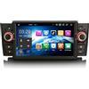 erisin 4GB+64GB 8-Core Android 14 Autoradio GPS Navigatore per Fiat Punto Linea Supporto Senza fili CarPlay Android Auto DSP Bluetooth 5.0 Wifi DAB+ TPMS IPS Schermo tattile