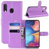 Fertuo Cover Samsung A20e, Custodia Portafoglio Cover a Libro in Pelle Flip Case con Silicone Bumper, Fibbia Magnetica, Porta Carte, Kickstand, per Samsung Galaxy A20e Smartphone, Viola
