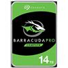 Seagate BarraCuda Pro ST14000DM001 - Disco rigido interno da 14 TB - 3,5 SATA 6 Gb/s, 7200 giri/min, 256 MB di cache per computer desktop, PC, recupero dati