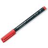 STAEDTLER PENNARELLO LUMOCOLOR PERMANENT 318 F 0.6 ROSSO PZ: 10 [3182]