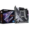 GIGABYTE B760I AORUS PRO Scheda madre - Supporta CPU Intel Core di 14a generazione, VRM digitale a 8+1+1 fasi, fino a 8000MHz DDR5 (OC), 2xPCIe 4.0 M.2, Wi-Fi 6E, LAN 2.5GbE, USB 3.2 Gen 2
