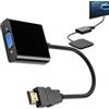Generic Adattatore per computer, connettore da laptop a monitor, adattatore da a, adattatore ad alta definizione da a VGA, adattatore video ad alta velocità da VGA a, per