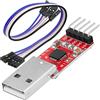 AZDelivery Convertitori da USB a TTL con CP2102 HW-598 per 3,3V e 5V con Cavetto Jumper compatibile con Arduino incluso E-Book!