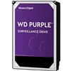 WD Western Digital WD60PURZ WD Purple Hard Disk per Videosorveglianza con Tecnologia Allframe 4K 3.5 Pollici SATA 6 GB/s 180TB/Anno, 64 MB Cache, 5400 RPM, 6 TB, Grigio