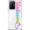 Mixroom - Cover Custodia Case In TPU Silicone Morbida Sfondo Trasparente Per Xiaomi Redmi note 12 4G Fantasia Unicorno con occhiali U808
