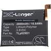 vhbw batteria compatibile con Vodafone VFD720, Smart N9 smartphone cellulare (2800mAh, 3,8V, Li-Poly)