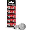 Camelion - 10 batterie alcaline AG12/LR43/186/386 con 0% mercurio, a lunga durata (scadenza indicata).