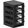 UCTRONICS Raspberry Pi Cluster Case per Rapsberry Pi 4B, 4 Layes con 8*8cm Ventole di Raffreddamento