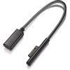 Sisyphy Surface to USB C Cavo di ricarica (USB-C, 20 cm), compatibile con Microsoft Surface Pro 7/6/5/4/3 GB3/2/1 Laptop4/3/2/1, richiede un caricatore USB-C da 45 W 15 V/3 A