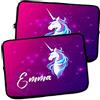 LolaPix Custodia per Laptop e Tablet. Personalizzato con Nome. MacBook/Acer/Dell/Samsung/HP. Borsa iPad. Neoprene. Borsa Porta PC. Diverse Misure. Unicorn