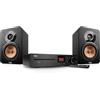 Teufel Ultima 20 KOMBO 3 SE - Catena HiFi Stereo con Bluetooth e CD, Potente, LAN, WiFi, Radio Digitale Dab+, USB, Sistema 3 Vie, Musica, Film, Giochi (Nero)