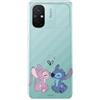 LA CASA DE LAS CARCASAS Custodia per Xiaomi Redmi 12C Ufficiale Disney Angel & Stitch Bacio per proteggere il tuo cellulare Cover per Xiaomi in silicone trasparente flessibile con licenza ufficiale di Lilo & Stitch