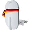 SCHWAIGER 662245 Set di antenne da esterno attivo DVB-T2 ricevitore digitale terrestre amplificatore da esterno 50km portata 4K UHD LTE filtro