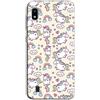 Mixroom - Cover Custodia Back case In TPU Silicone Morbido Per Samsung Galaxy A10 SM-A105M Fantasia Unicorni Colorati M586