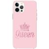 Mixroom - Cover Custodia Back case In TPU Silicone Morbido Per iPhone 17 Pro max Fantasia Queen Pink Rosa M736
