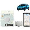 Generico Localizzatore GPS Auto Magnetico Nascosto, GPS Tracker Senza SIM/Abbonamento, Compatibile con Google Find My Android, Localizzatore per Animali/Bambini/Veicoli (bianco for android)
