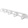 Stalflex Cable management organizer cavi 19 Pollici 1U - Realizzato in acciaio - Canalina passacavi per fili, strisce di cavo - Mantenere armadio di rete pulito e ordinato