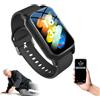 DEaThsalL Smartwatch Orologio per anziani con rilevamento cadute Orologio Anticaduta Rilevamento Cadute Localizzazione GPS Notifica Di Caduta per Smartphone Black