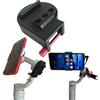 Peastrex OM 5 OM 6 Cold Shoe Microfono Mount Anello Morsetto Adattatore Barra di Estensione per DJI OM5 6Applicato a Rode Video Microfono, Faretto LED, Vlogging