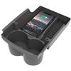 Braveking1 Caricatore Wireless Auto per Tesla Modello X/Modello S Qi Wireless 3 Bobine Ricarica Rapida Pad di Ricarica con Doppio Portabicchieri per Accessori Tesla Model X/S per iPhone Samsung HUAWEI