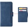 Generic Custodia e cover per Nokia C20,Custodia a portafoglio in pelle con supporto per Nokia C20,Un gran numero di slot per schede, custodia con slot per schede