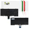 new net - Tastiera Compatibile con dell Latitude 5280, 5289, 5290, 7280, 7290, 7380, 7389, 7390 [Senza Frame - Colore Tasti Nero - Layout ITA]