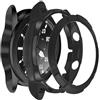 TenCloud Accessori compatibili con Samsung Galaxy Watch 3 45 mm, custodia protettiva protettiva con ghiera ad anello adesivo per smartwatch Galaxy Watch 3 SM-R840 (nero)
