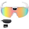 WANWEN Smart Glasses Camera, Occhiali con Telecamera 4K, Scatta Foto e Registra Video HD 1080P, Adatto per Uomini e Donne, Ideali per Gli Sport All'aria Aperta (Colorful B)