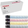 Genérico TN321 pack 4 cartucce toner compatibili con Konica Minolta Bizhub A33K150 A33K250 A33K350 A33K450 per C221 / C224 / C227 / C267 / C281 / C284 / C287 / C3644 di alta qualità