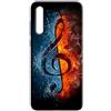Mixroom - Cover Custodia Case In TPU Silicone Morbida Per Huawei P30 Lite Fantasia Musica Chiave Di Violino C40