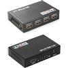 Generico SPLITTER HDMI 1x4 CON USCITE AMPLIFICATE SDOPPIATORE DI SEGNALE FULL HD 4K 3D