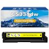 ZHJQDS Cartuccia toner ad alta capacità 20N20K0 20N20C0 20N20Y0 20N20M0 compatibile con stampanti per Lexmark CS331dw CX331adwe CS431dw CX431adw Yellow*1