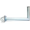hm-sat Braccio per albero in acciaio 50 cm supporto per ringhiera antenna satellitare