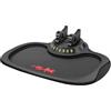RZXBB Tappetino antiscivolo per cellulare auto, supporto per cruscotto, antiscivolo, con numero di telefono, girevole a 360 gradi, per decorazioni auto (nero)