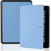 Generico DayQiQiPu Caso per Kindle (8th Gen, 2016 Rilasciato, Model: SY69JL) Custodia per eReader Ultra-Sottile Modello di Tela Angolo di Visione Multiplo Copertura Antiurto - Blu