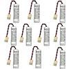 My Brand Maxxistore - Batsecur 10 batteria litio bat04 compatibile antifurto logisty batli04-3,6 V 2 Ah - LS14500 - ER14505 - Connettore Molex 6471-03