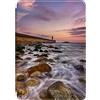 SGKITM Custodia Kindle Paperwhite 2021 6.8 Pelle Flip Silicone Cover Auto Svegliati o Sonno Funzione Case Mare Onda Calcolo Modello TPU Shell per Kindle Paperwhite 11ª Generazione 2021 (7)
