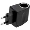 Asudaro Convertitore Di Alimentazione Auto, Adattatore Per Accendisigari 220V AC a 12V DC - Presa Corrente Per Alimentatore Inverter Non Compatibile Con Caricabatteria