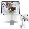 AboveTEK Supporto di Blocco Antifurto per Tablet - Girevole a 360/320 POS - Blocco del Supporto di Sicurezza per Tablet, Supporto a Morsetto da Tavolo per iPad Galaxy Tab Google da 7 a 11 (Argento)