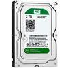 Western Digital WD20EZRX SATA lll Hard Drive per NAS 24x7, 2 TB, colore: Verde [Importato da Regno Unito]