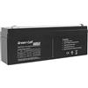 Green Cell Batteria Lead Acid AGM 12V 2.3Ah Al Piombo Ricaricabile Ciclica Pila batteria Ermetica Batterie di ricambio per UPS Bici elettriche Emergenza Elettronica Trattorino Quad