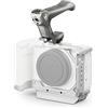 Tilta ZV-E1 Gabbia, mezza gabbia per fotocamera, compatibile con Sony ZV-E1, kit leggero con guida NATO e maniglia superiore compatta NATO, alta compatibilità e leggerezza, argento TA-T35-A-S